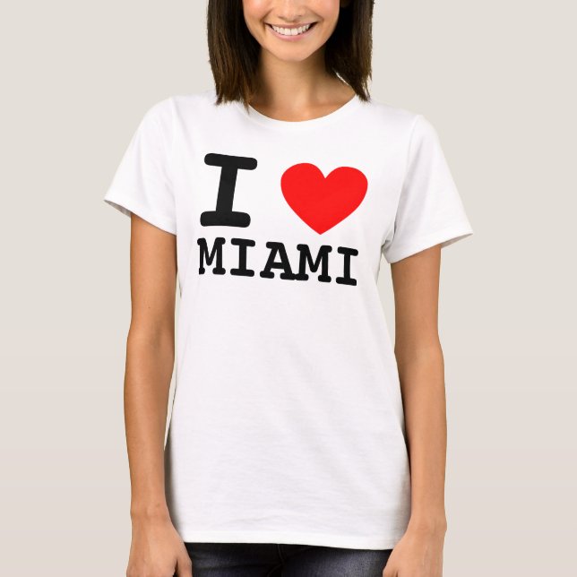 Camiseta I Heart Miami Shirt (Frente)