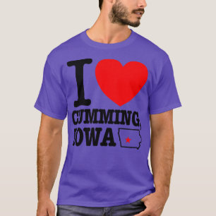 Camiseta I Heart ming Iowa