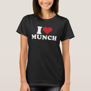 Camiseta I Heart Munch I Love Munch