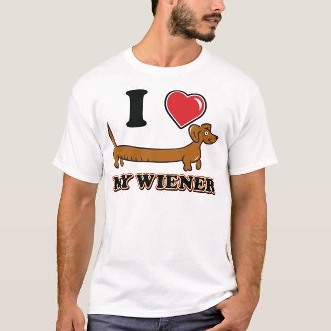 CAMISETA I-HEART-MY-WEINER (Frente)