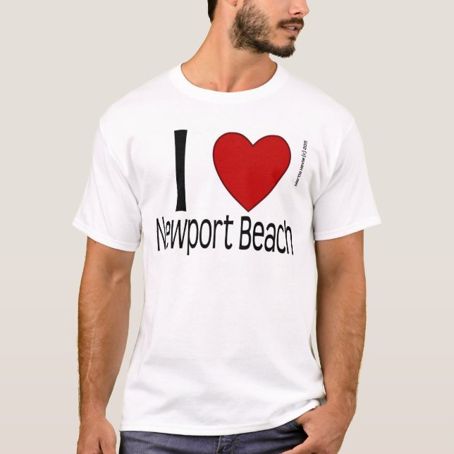Camiseta I Heart Newport Beach Shirt (Frente)