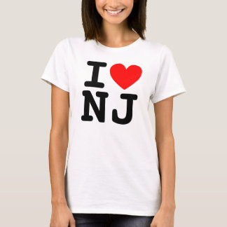 Camiseta I Heart NJ Shirt