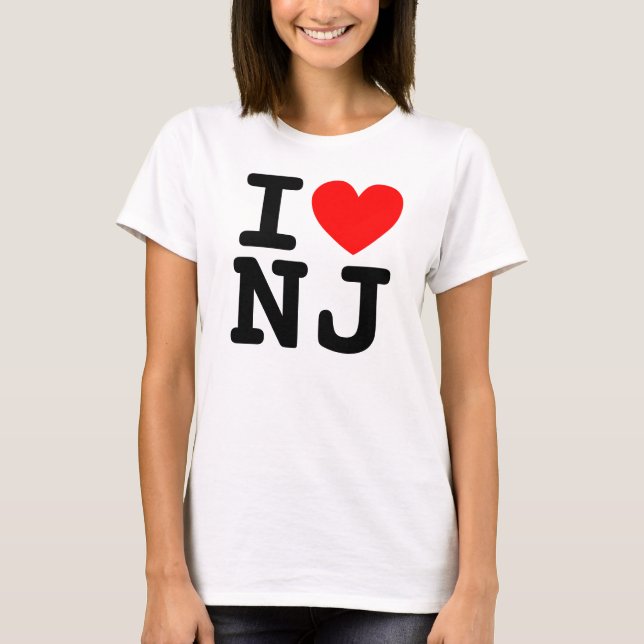 Camiseta I Heart NJ Shirt (Frente)