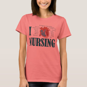 Camiseta I Heart NURSING