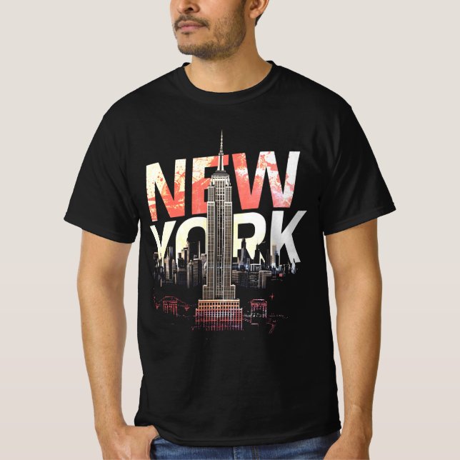 Camiseta I Heart NYC" T-shirt - Casual New York City Urban  (Frente)