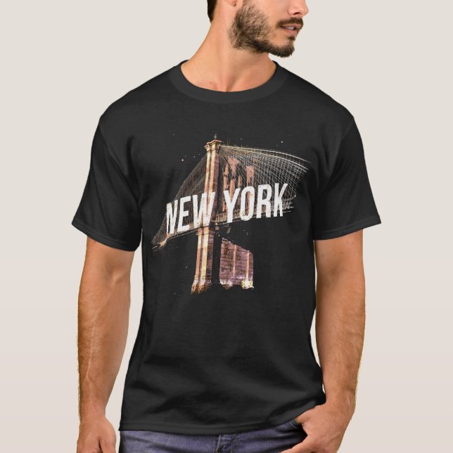Camiseta I Heart NYC" T-shirt - Casual New York City Urban  (Frente)