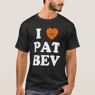 Camiseta I Heart Pat Bev Basball Graphic
