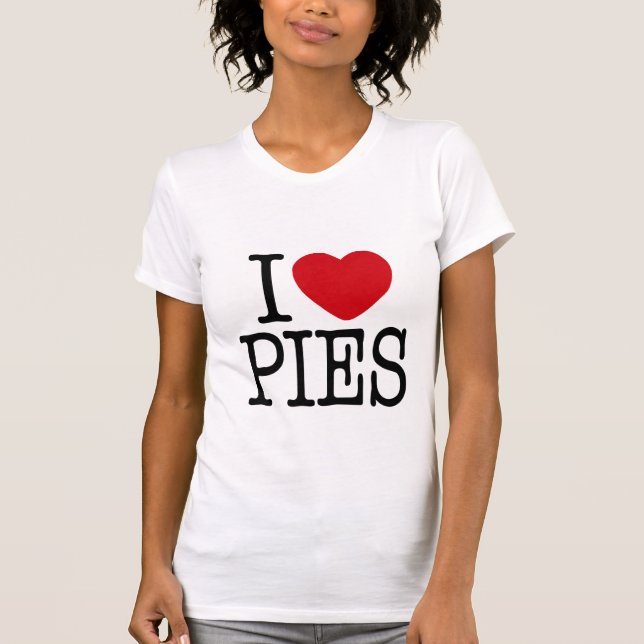 Camiseta I Heart Pies (Frente)