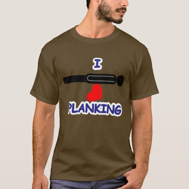 Camiseta I Heart Planking (Frente)