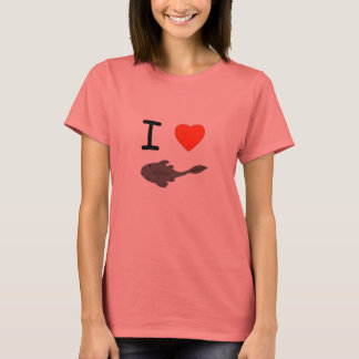 Camiseta I Heart Plecostomus Ringer Shirt