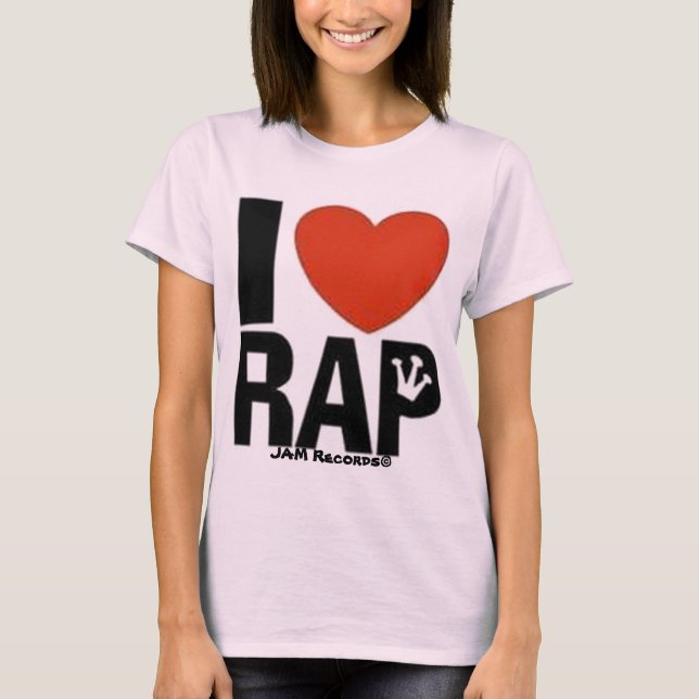 Camiseta I Heart Rap (Frente)