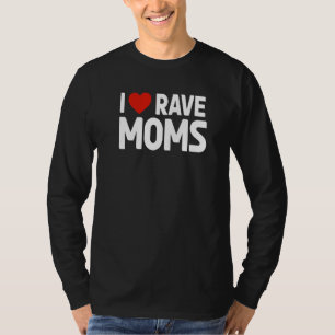 Camiseta I Heart Rave Mães Edm Costume Musical Para Festiva