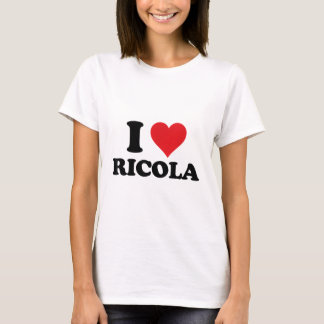 Camiseta I Heart Ricola First Name I Love Personalised Stuf