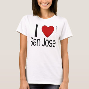 Camiseta I Heart San Jose Shirt