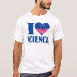 Camiseta I Heart Science Fund Logo Design<br><div class="desc">Cientista divertida do estilo cartoon que adoro cartoon de ciência biologia física química experimento cartoon professor sala de aula ou camiseta de design de laboratório. Tchau de química divertida hoje. Perfeito para cientistas,  estudantes,  pesquisadores,  professores de química ou qualquer outra pessoa que simplesmente ame química.</div>