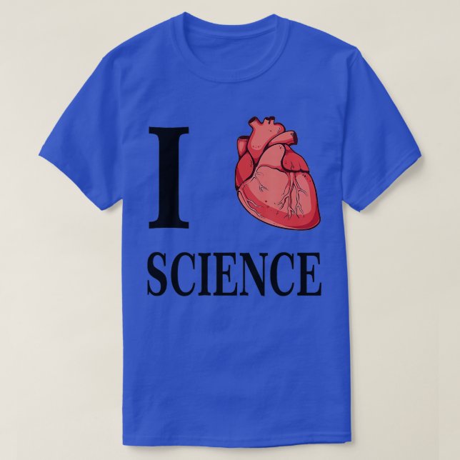 Camiseta I Heart Science Love Biology Anatomy anatomy ca (Frente do Design)