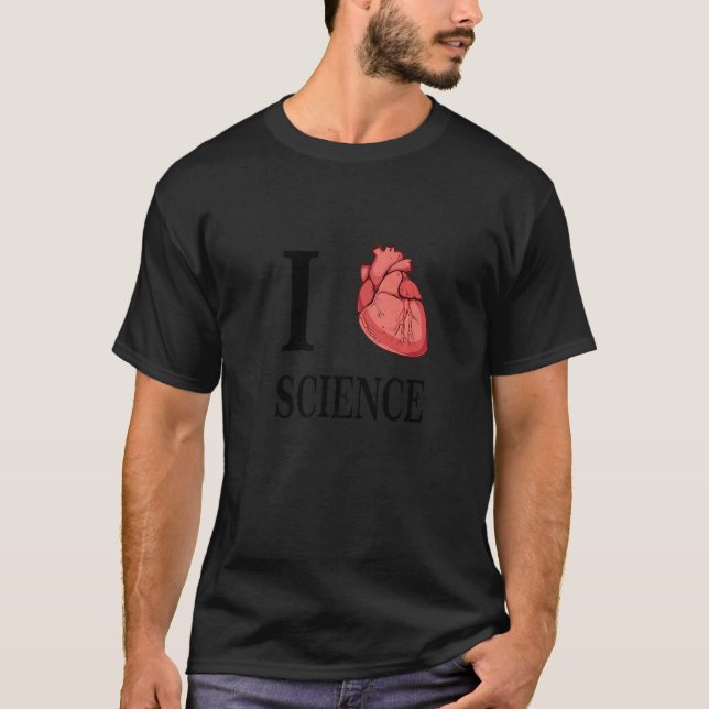 Camiseta I Heart Science Love Biology Anatomy anatomy ca (Frente)