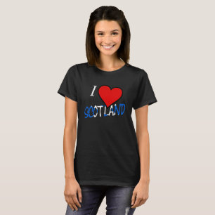 Camiseta I Heart Scotland overlay wct