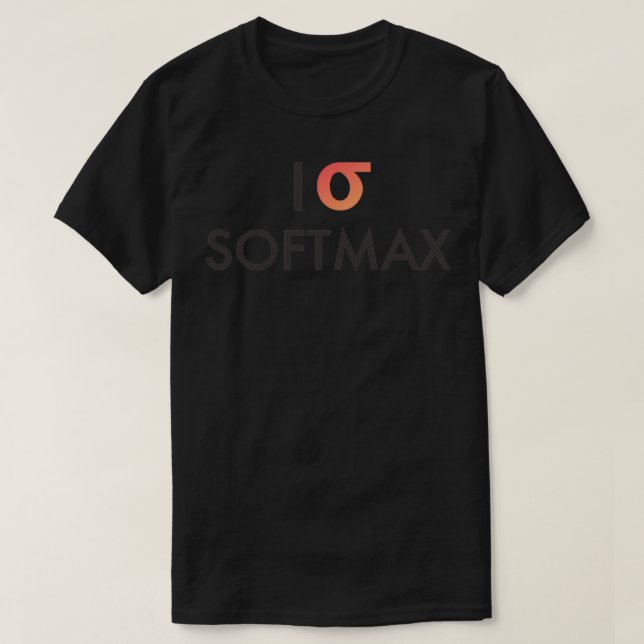 Camiseta I Heart Softmax White (Frente do Design)