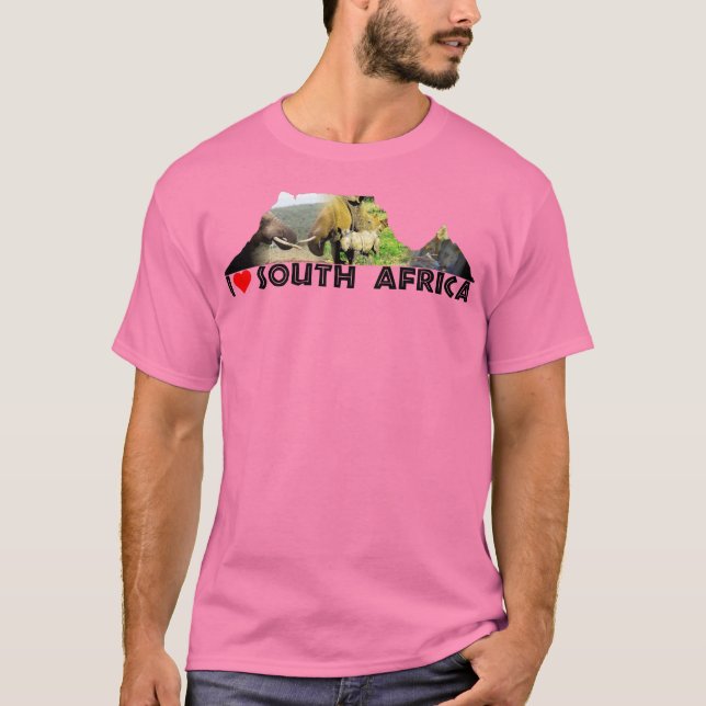 Camiseta I Heart South Africa Mesa Mountain T-Shirt (Frente)