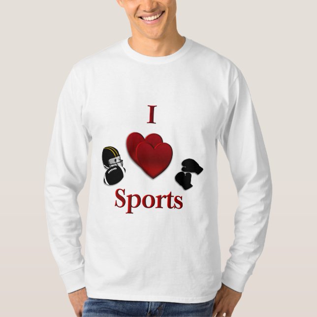 Camiseta I Heart Sports (Frente)