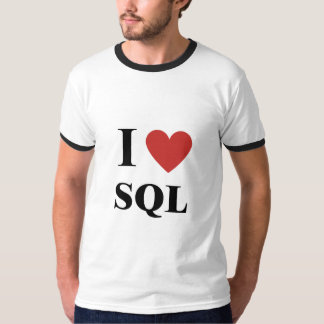 Camiseta I Heart SQL T-Shirt