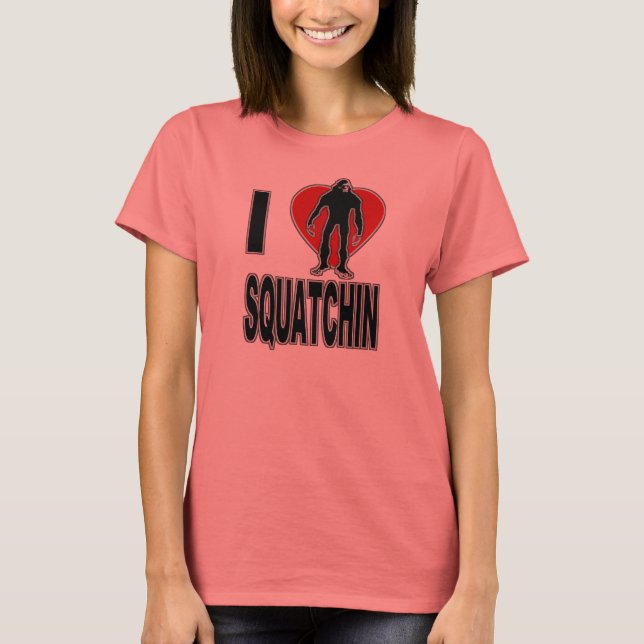 Camiseta I Heart Squatchin (Frente)