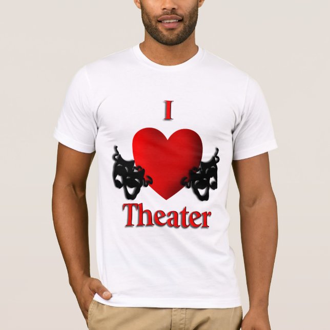 Camiseta I Heart Theater (Frente)