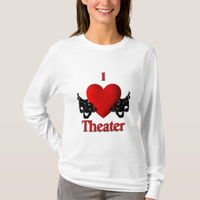 Camiseta I Heart Theater (Frente)