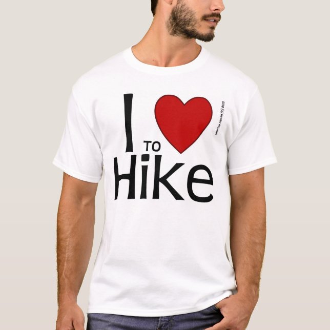 Camiseta I Heart to Hike Shirt (Frente)