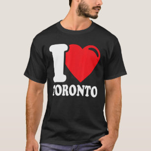 Camiseta I Heart Toronto Linda Cidade Canadense I Love Tor