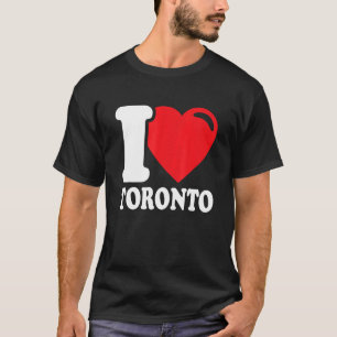 Camiseta I Heart Toronto Linda Cidade Canadense I Love Tor