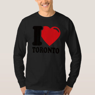 Camiseta I Heart Toronto Linda Cidade Canadense I Love Tor