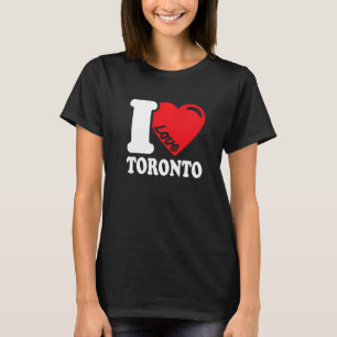 Camiseta I Heart Toronto Linda Cidade Canadense I Love Tor