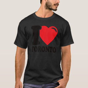 Camiseta I Heart Toronto Linda Cidade Canadense I Love Tor