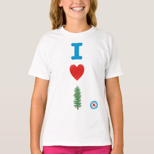 Camiseta I Heart Trees Girls' T-Shirt