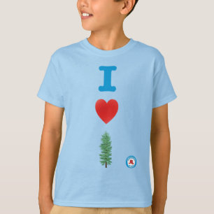 Camiseta I Heart Trees Youth T-Shirt