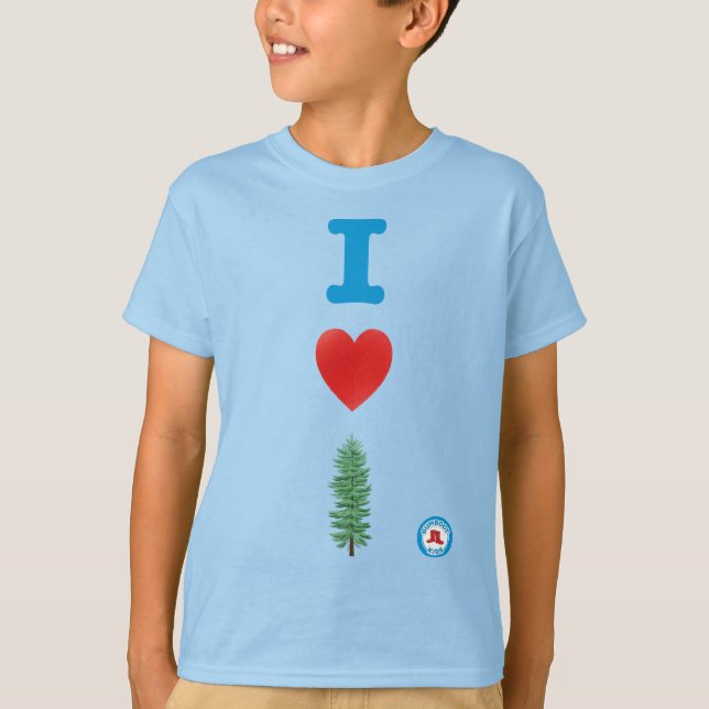 Camiseta I Heart Trees Youth T-Shirt (Frente)