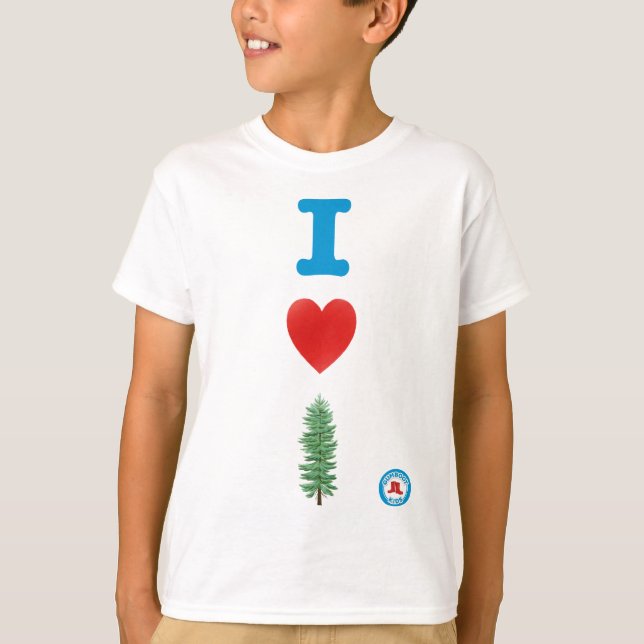Camiseta I Heart Trees Youth T-Shirt (Frente)