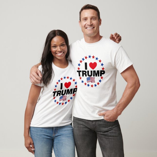 Camiseta I Heart Trump 2024 T-Shirt (Unissex)