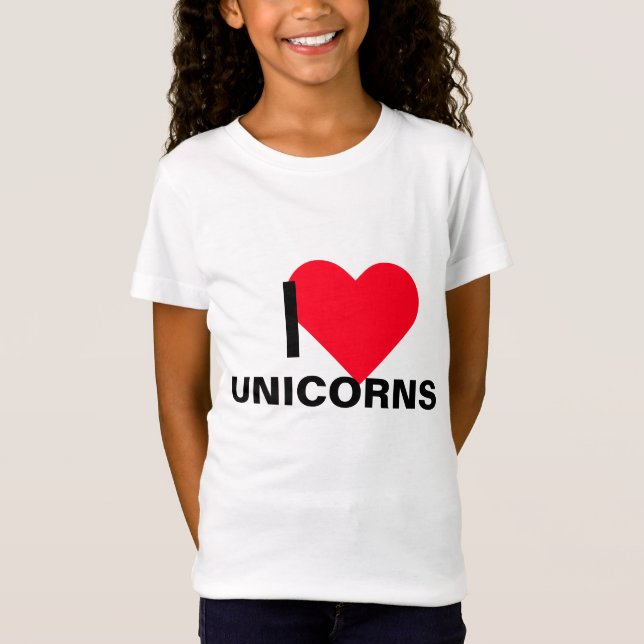 Camiseta I Heart Unicórns (Frente)