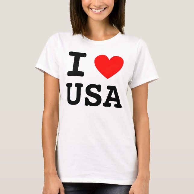 Camiseta I Heart USA Shirt (Frente)