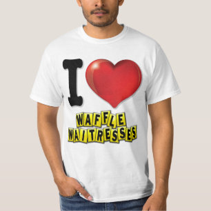 Camiseta I Heart Waffle Garçonetes