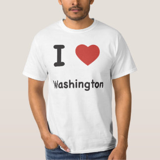 Camiseta I Heart Washington - Baby T-shirt