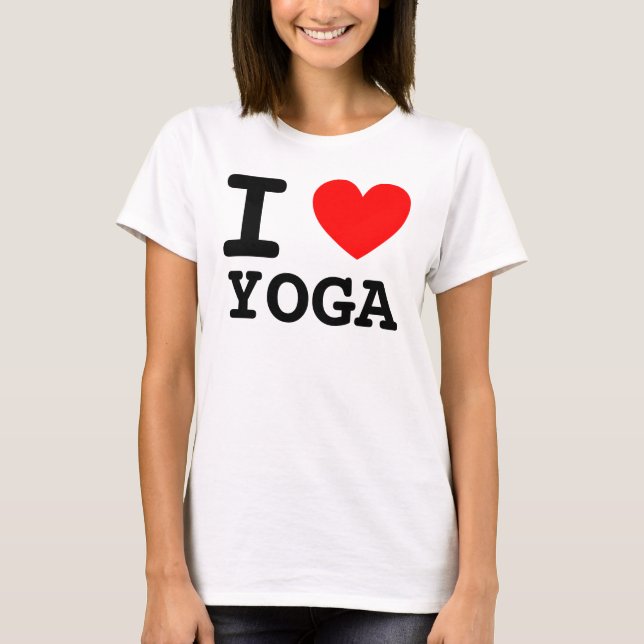 Camiseta I Heart YOGA Shirt (Frente)