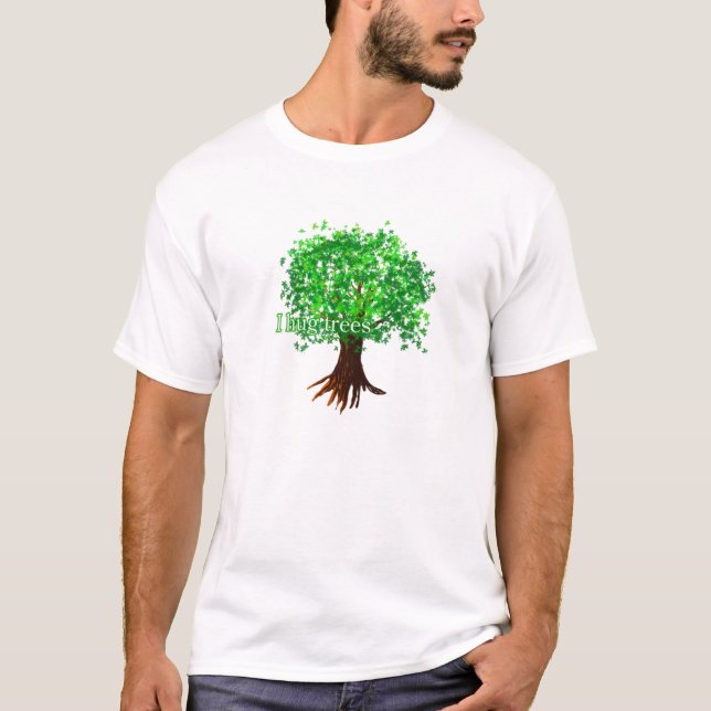 Camiseta I_hug_tree (Frente)