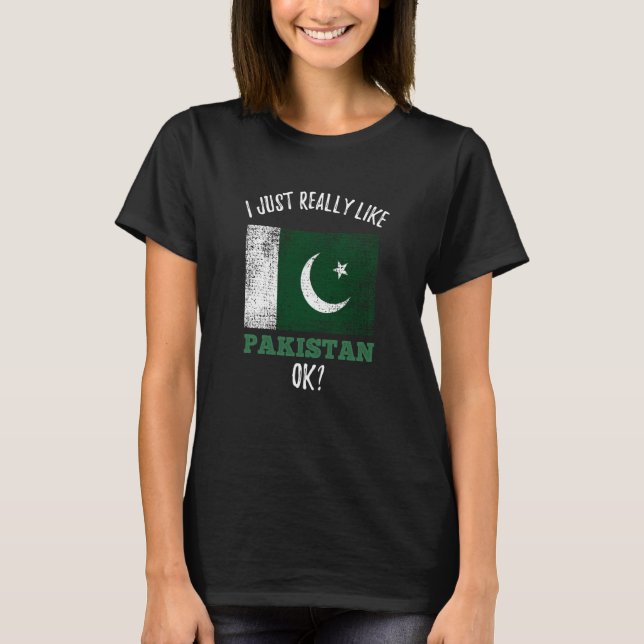 Camiseta I Just Really Like Pakistan (Frente)