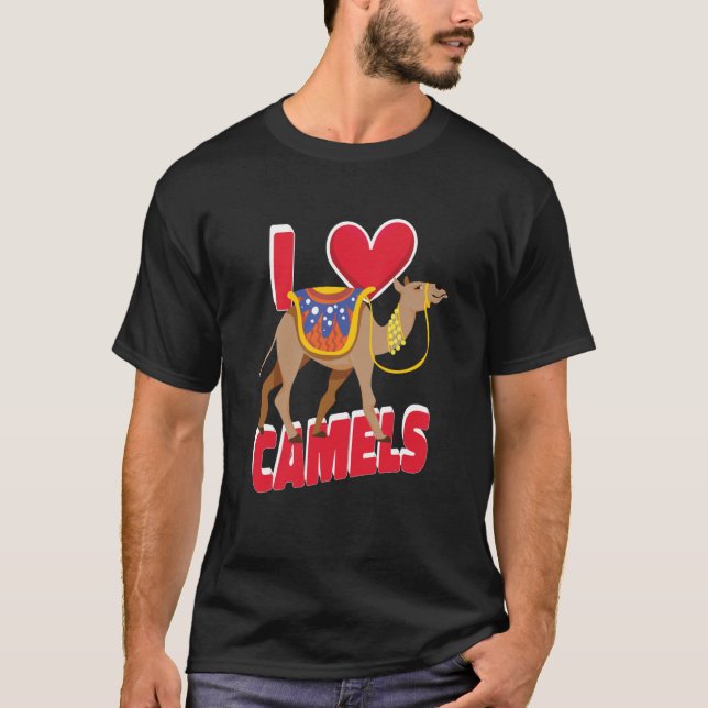 Camiseta I Just Really Love Camels Desert Animal Camels (Frente)