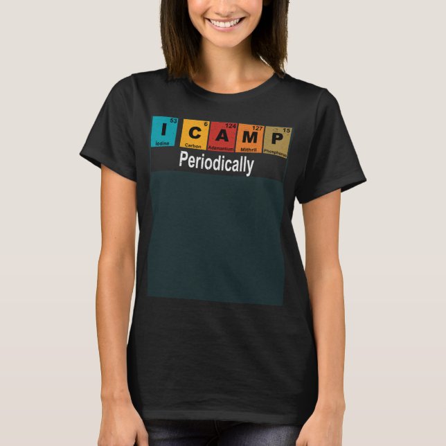 Camiseta I Lager Periódico Camping Science (Frente)