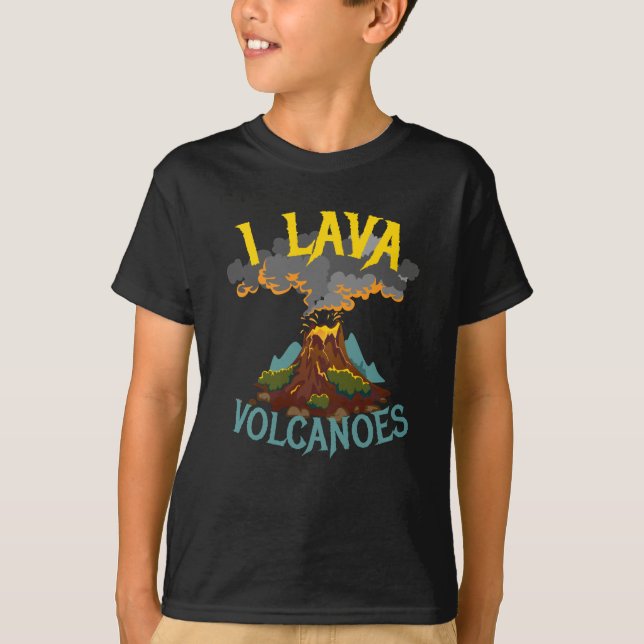 Camiseta I Lava Volcanoes Volcano Geologist (Frente)